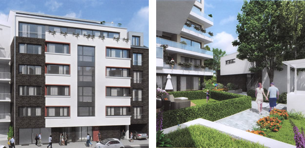 Neubau Mehrfamilienhaus Schloßstraße Düsseldorf